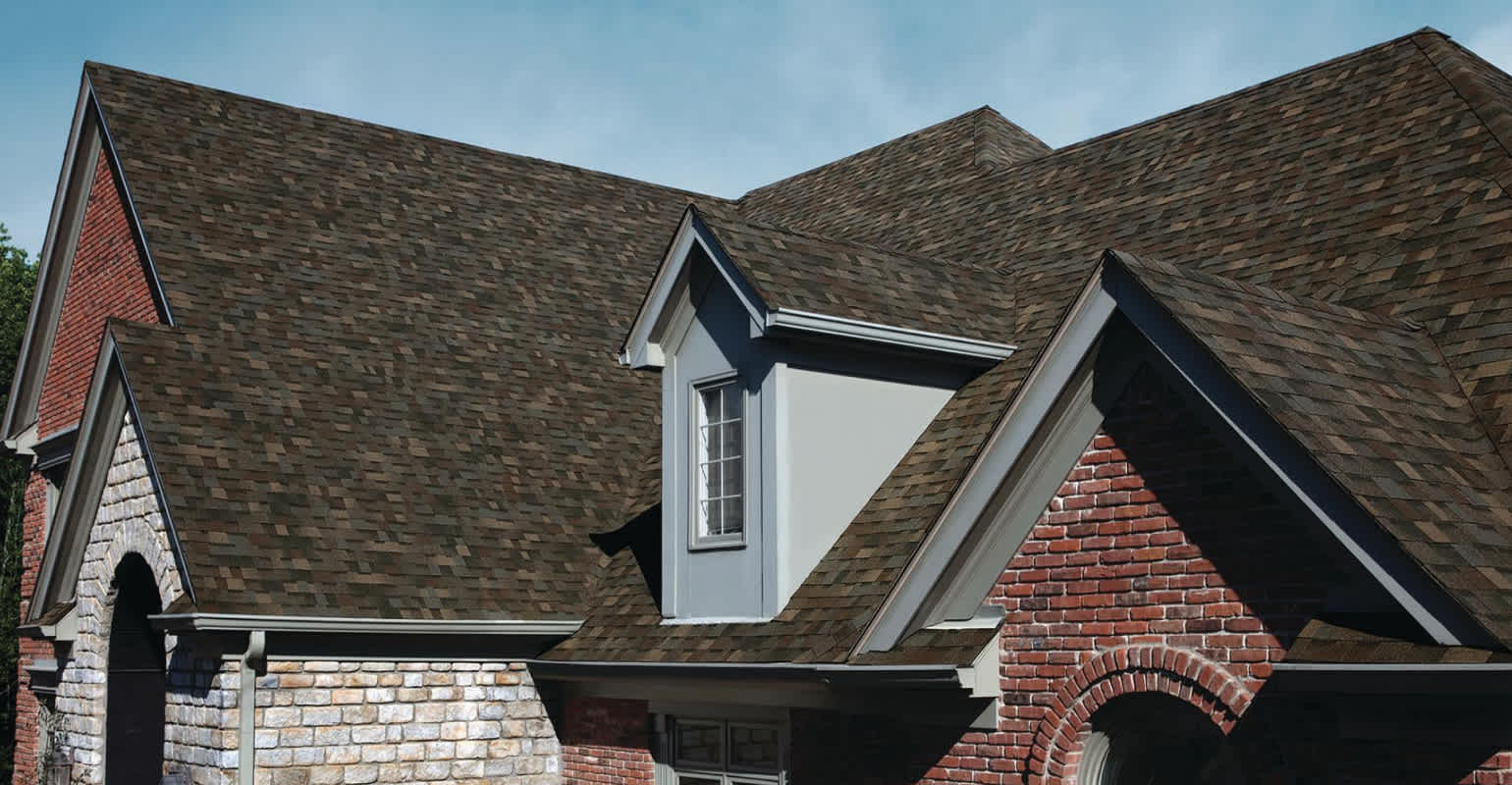 Owens Corning Duration shingles in Black Sable installed on residential home